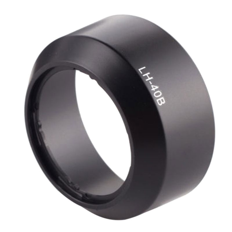 Lh -40b bajonetvatting zonnekap voor olympus m.zuiko digital 45mm f1.8 lens zwart