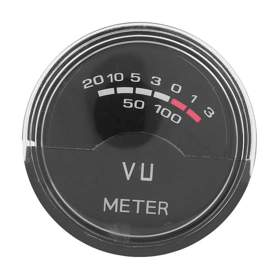 Mini High Accuracy VU Meter DB Level Meter Amplifier Level Audio Meter with Blue Backlight