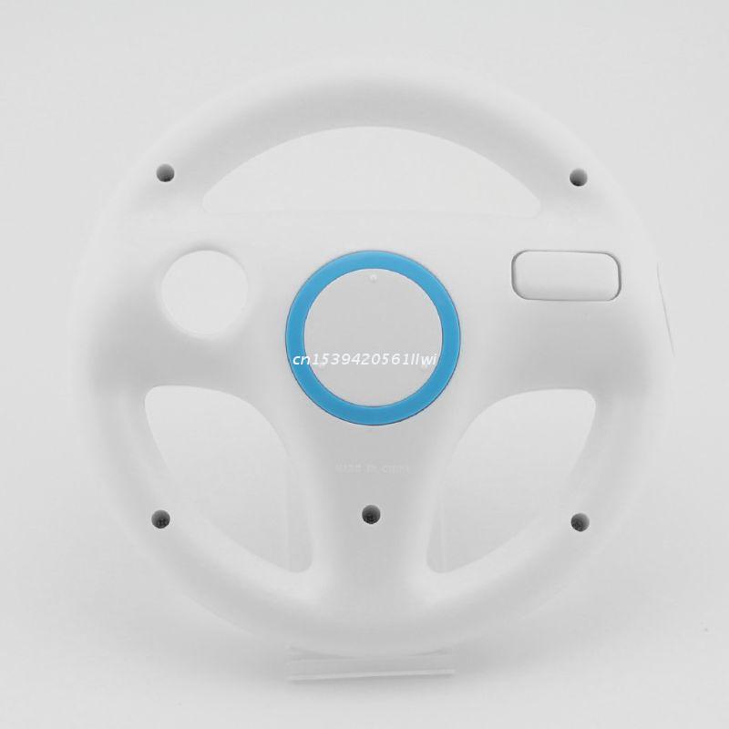 Volante ABS de 3 colores con 4 ventosas para Wii Kart, consola de control remoto para juegos de carreras,