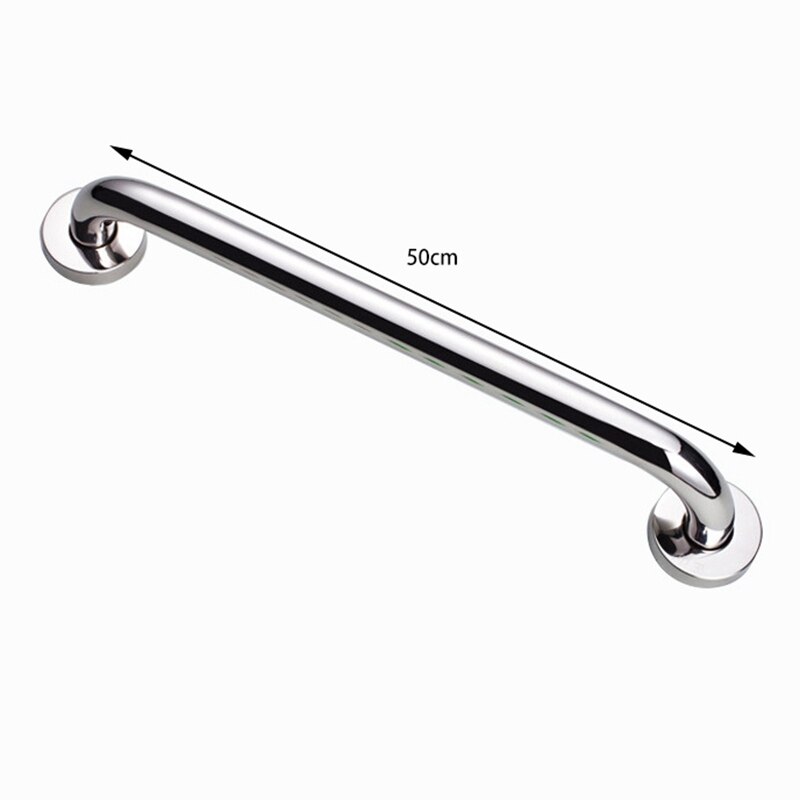 2Pcs Badkamer Bad Wc Rvs Leuning Grab Bar Douche Veiligheid Ondersteuning Handvat Handdoekenrek (50Cm)