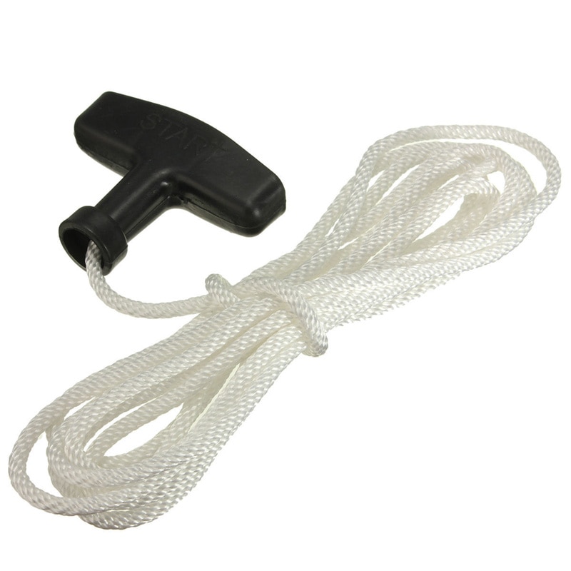 3m Starter Start Cord Line Cord Rope &Pull Handle for Petrol Lawnmowers Engine