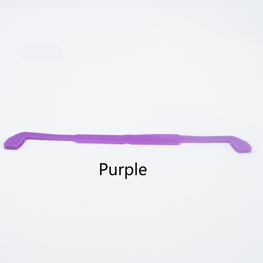 Sangle de lunettes de soleil en Silicone, 1 pièce, attache de lunettes de sécurité pour enfants, porte-cordon, corde de lunettes de sport: purple