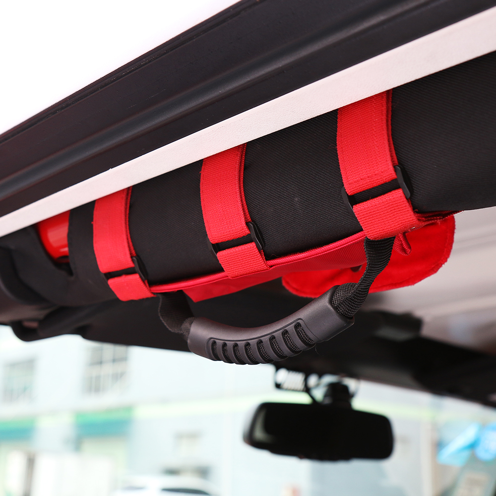Shineka Auto Roll Bar Grab Handvat Met Zonnebril Houder Opbergtas Armsteun Pouch Tas Accessoires Voor Jeep Wrangler Cj Tj jk Jl