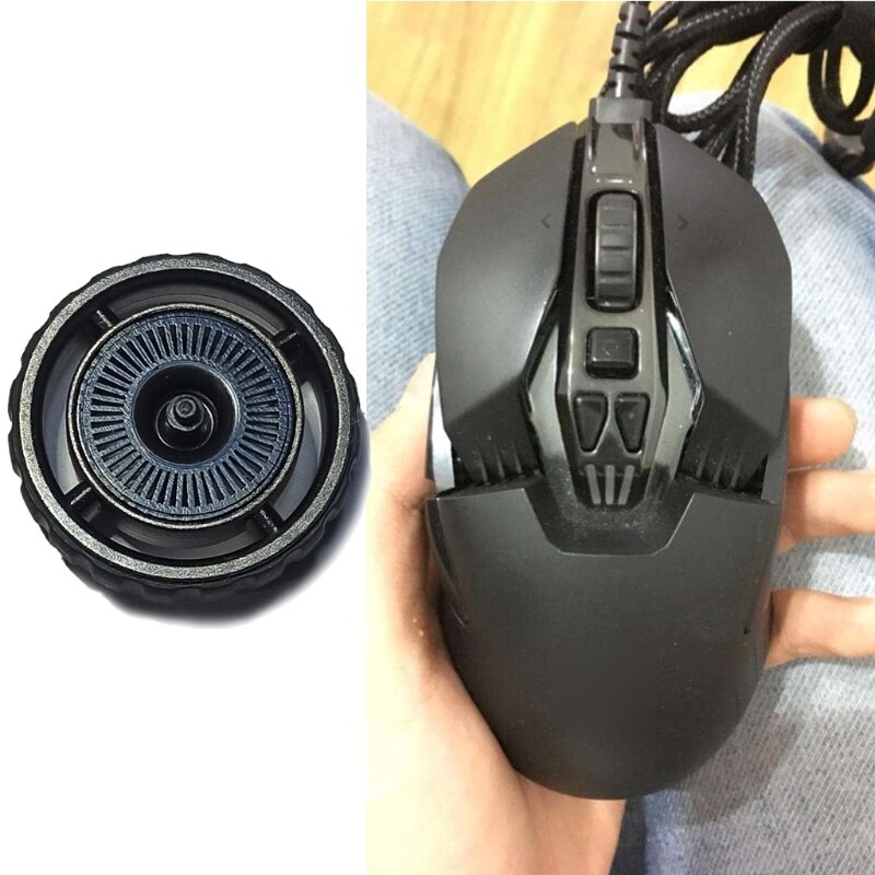 Lot De 6 Micro-interrupteurs Pour Souris - 10 Millions De Clics - Coque Marron Point Blanc - Compatible Réparation Souris Gaming