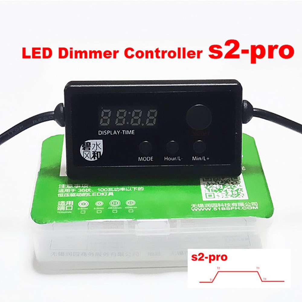 LED Light Dimmer Controller Modulator For Aquarium Fish Tank Led Intelligent Lighting Timing Dimming System sunrise and sunset