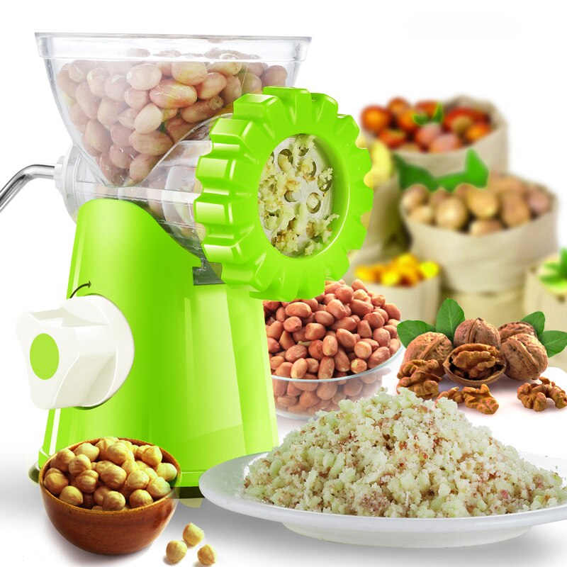 Multi-Function Manual Meat Grinder Stainless Steel Blade Kitchen Accessories Cooking Machine Sausage Machine