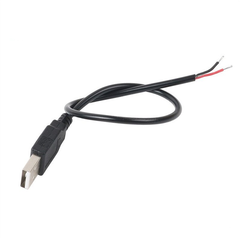 30cm strömförsörjningskabel 2 stift usb 2.0 a hona hane 4 stifts ledningsjack laddare laddningssladd förlängningskontakt själv 5v linje: Usb hane 2 stift
