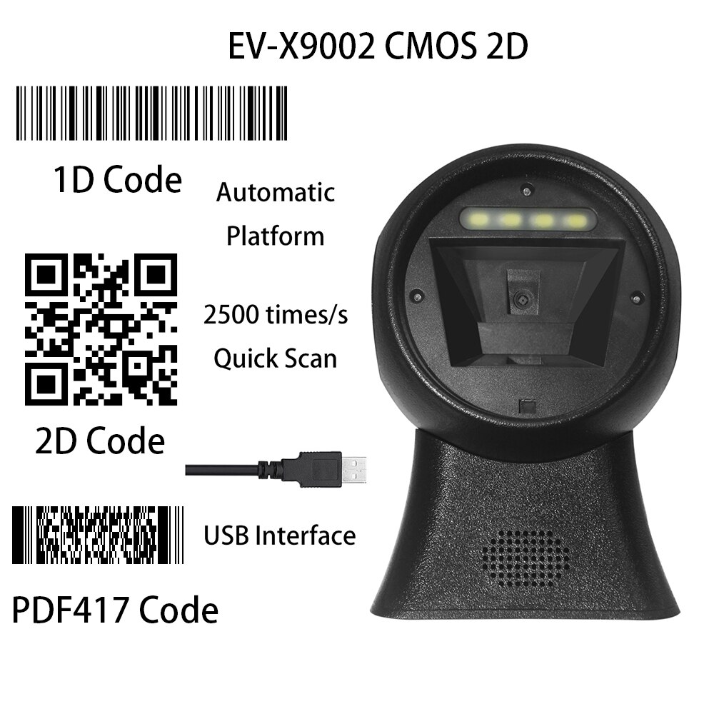 Evawgib 1D 2D PDF417 Barcode Scanner Usb 2.4G 433Mhz Bluetooth Barcode Scanners Handheld Barcode Reader Goedkope Barcode Scanner