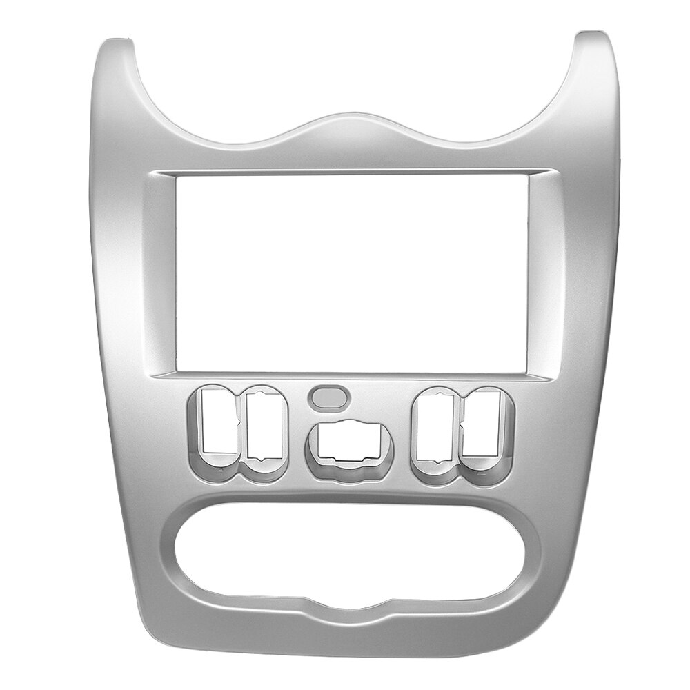 Car Radio Fascia for RENAULT Logan Sandero Dacia Duster Fascia Frame Panel Dash Adapter CD Trim Bezel Fascia