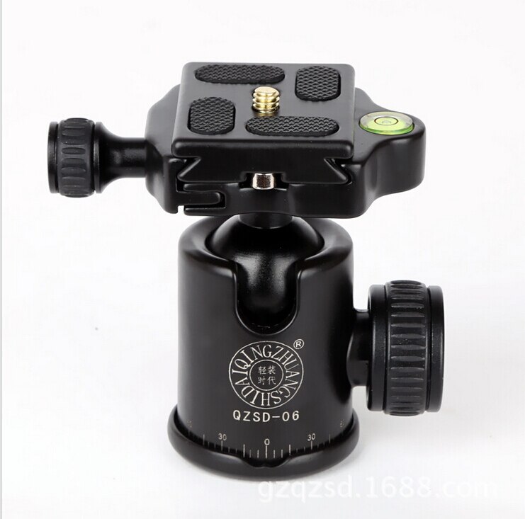 Tripé com cabeça esférica de alumínio, para gorillapod, monopé, tripé de câmera, conveniente para liberar placa