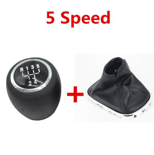 5 geschwindigkeit 6 Getriebe Manuelle MT Getriebe Auto Schaltknauf Shifter Hebel Für Chevrolet Chevy Cruze Auto Zubehör: 5speed and leather