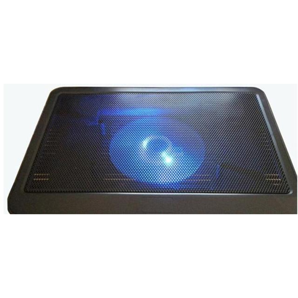 1Pc Black Ultra Dunne Laptop Cooling Pad Verstelbare Stand Notebook Ventilator Usb Computer Beugel Koeler