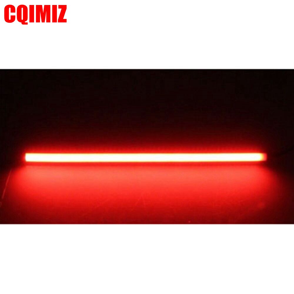 Motorcycle Red Amber LED 45cm Sequential Switchback Flowing Tail Brake Light Running Turn Signal Light Strip