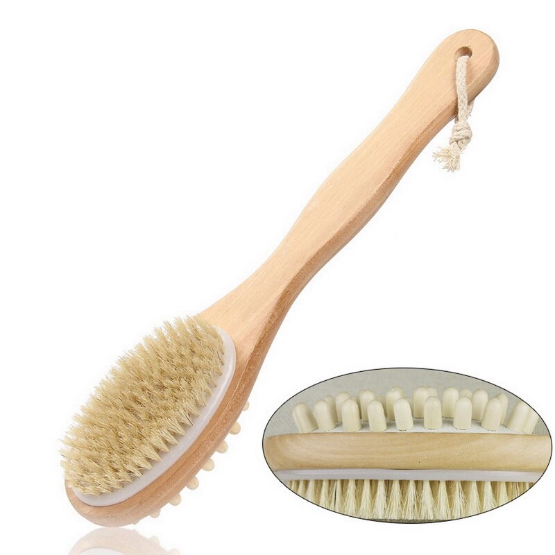 Bad Douche Siliconen Body Brush Bad Riem Exfoliërende Terug Borstel Riem Wassen Schoon 28 ''Bad Scrub Riem Handdoek In voorraad Dropshipp: Double-Sided Massage