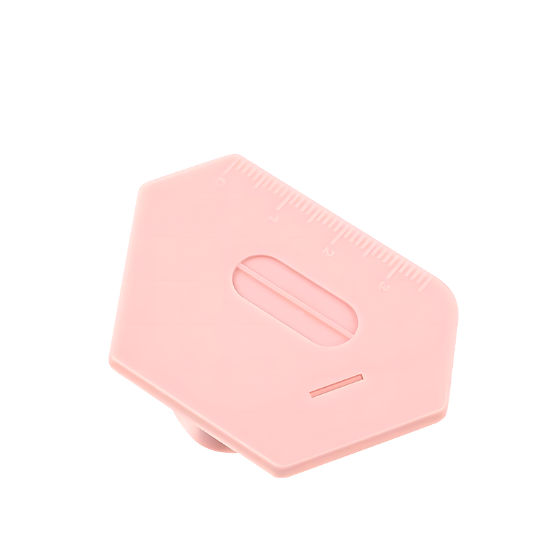 Magnetische naadgeleider Naaimachine Veelhoekige magnetische naadgeleider Anti-curling Positioner Accessoires voor huishoudelijke naaimachines: S / Licht Geel