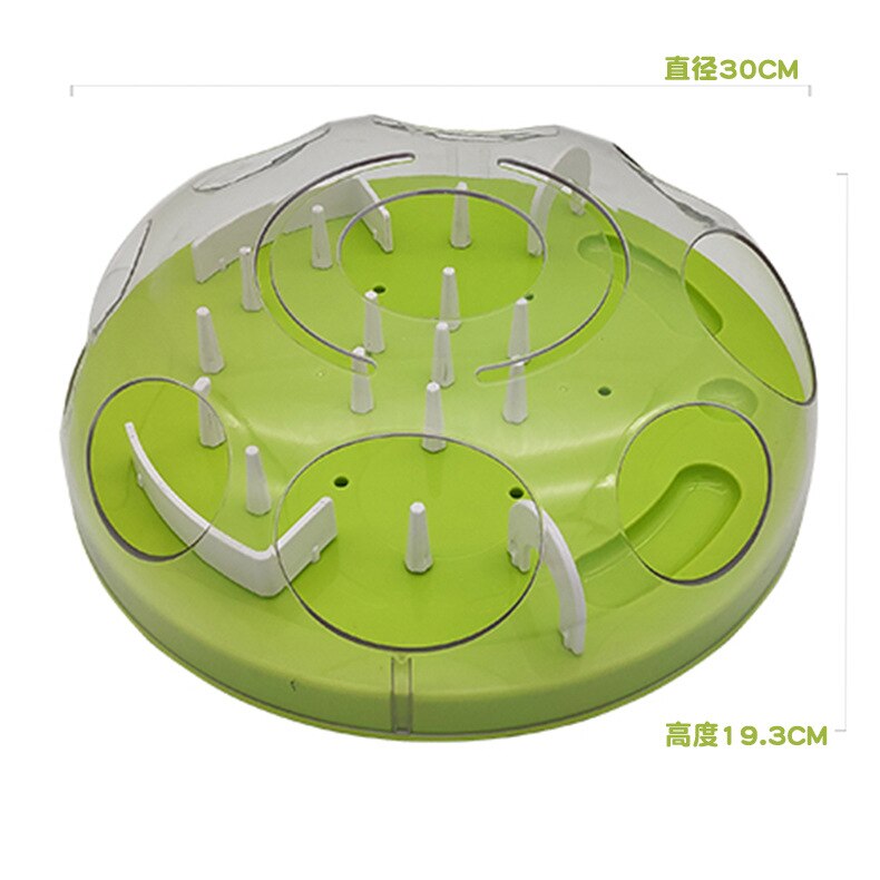 Pet Kat Doolhof Trage Voedsel Interactieve Puzzel Kat Feeder Kat Voedsel Container: Default Title