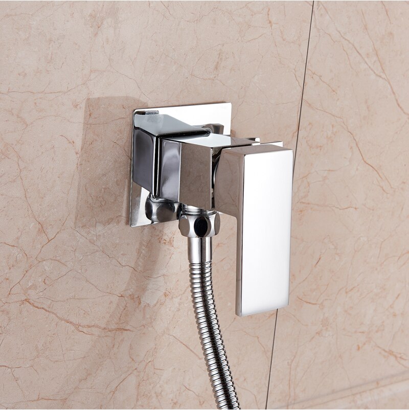 SHBSHAIMY Schwarz Durcheinander Schlecht Bidet Armaturen Hochdruck Spritzgerät dusche wasserhahn Bidet wc waschmaschine Warmen und Kalten Wasser Mischer