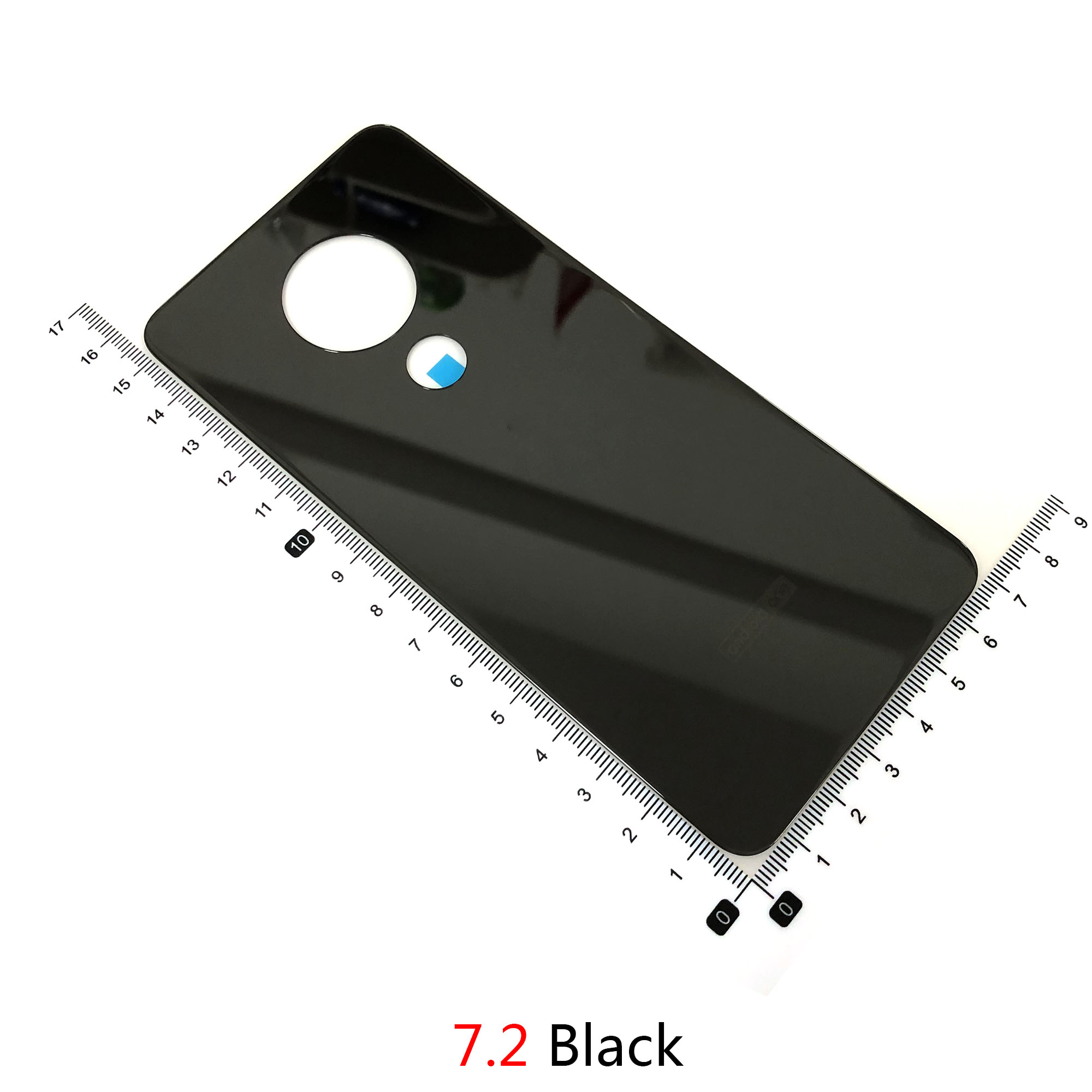 For Nokia 4.2 Back Cover 4.2 NFC Housing 6.2 Rear Housing 7.2 Back Case Battery Cover Replacement: Red