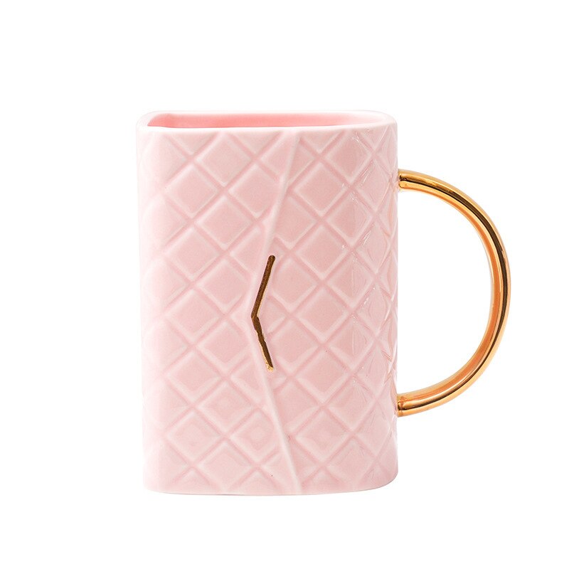 Tasse à thé tasse mignonne tasse à café en céramique nouveauté grandes tasses sac pour bureau ménage cuisine utilitaires nordique céramique