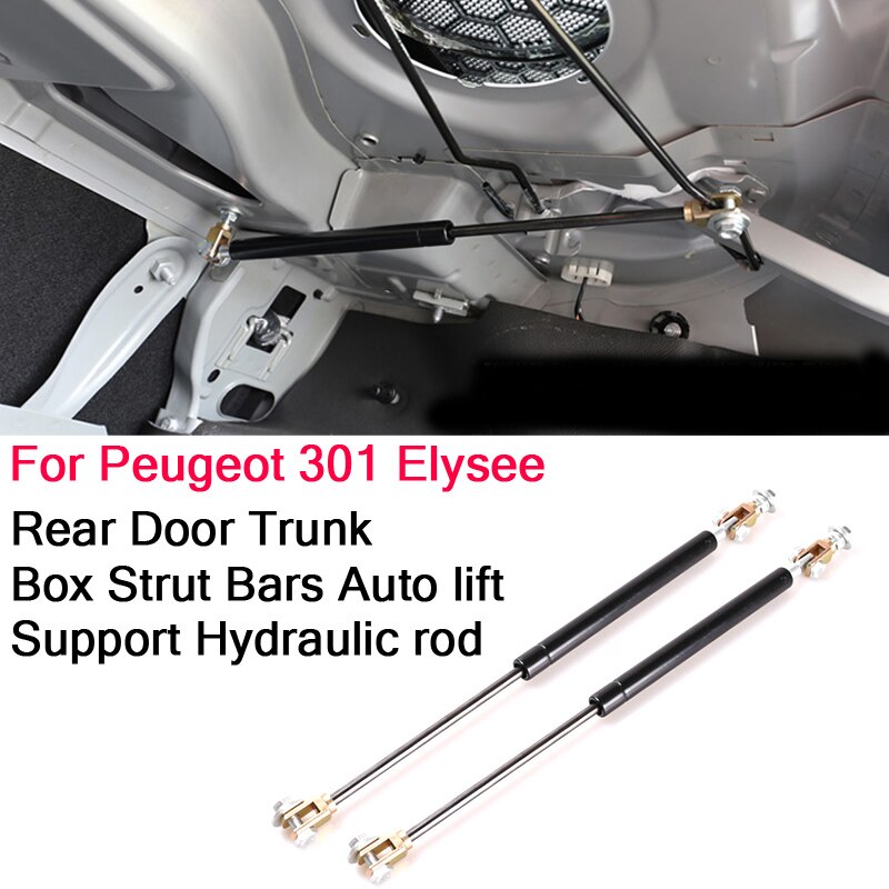 Rear Door Trunk Box Strut Bars Auto Lift Support Hydraulic Rod Spring Shock Bracket for Peugeot 301