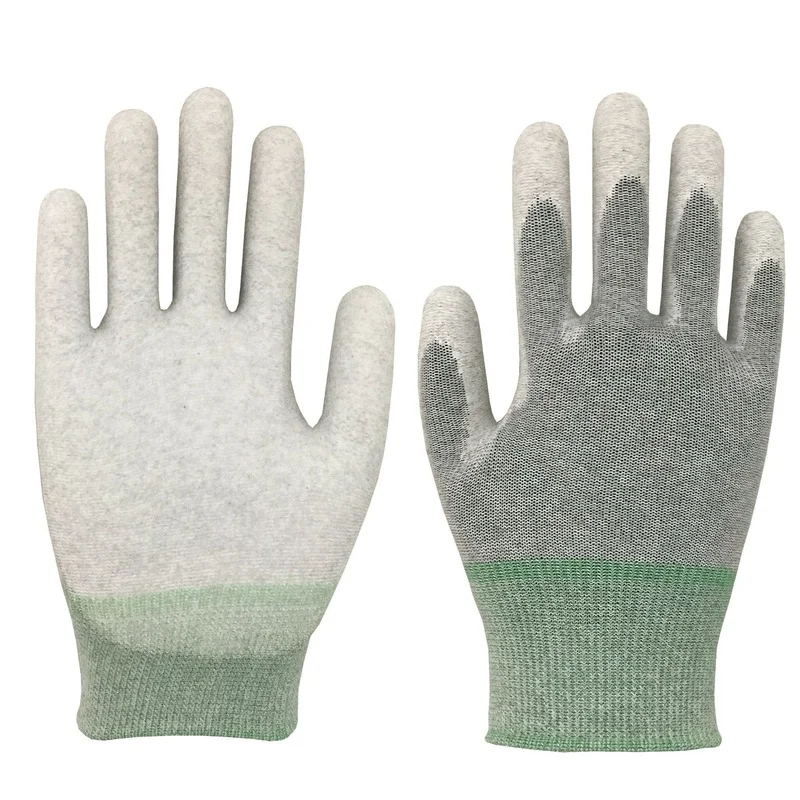 praktisch Reparatur ESD Anti Statische PU Gemalte Kohlenstoff Faser Handschuhe Elektronische Bildschirm PCB Lözehn Arbeits Hand Schutz