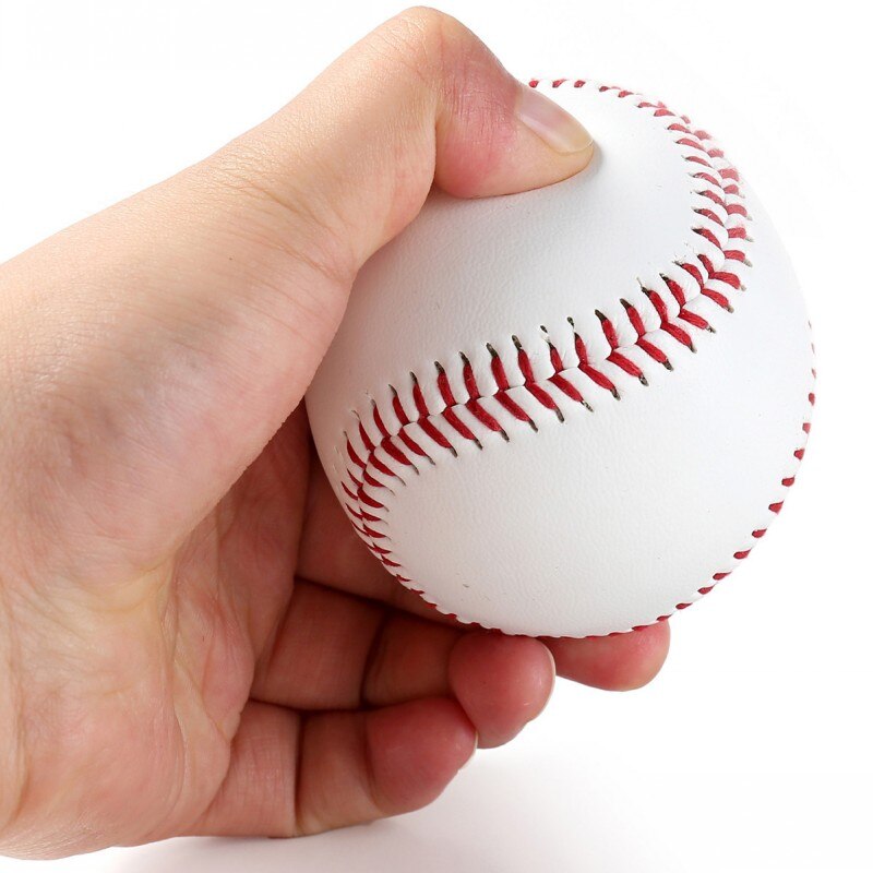 1Pcs Baseballs Pvc Bovenste Rubber Innerlijke Zachte Baseball Ballen Softbal Bal Training Oefening Baseball Ballen