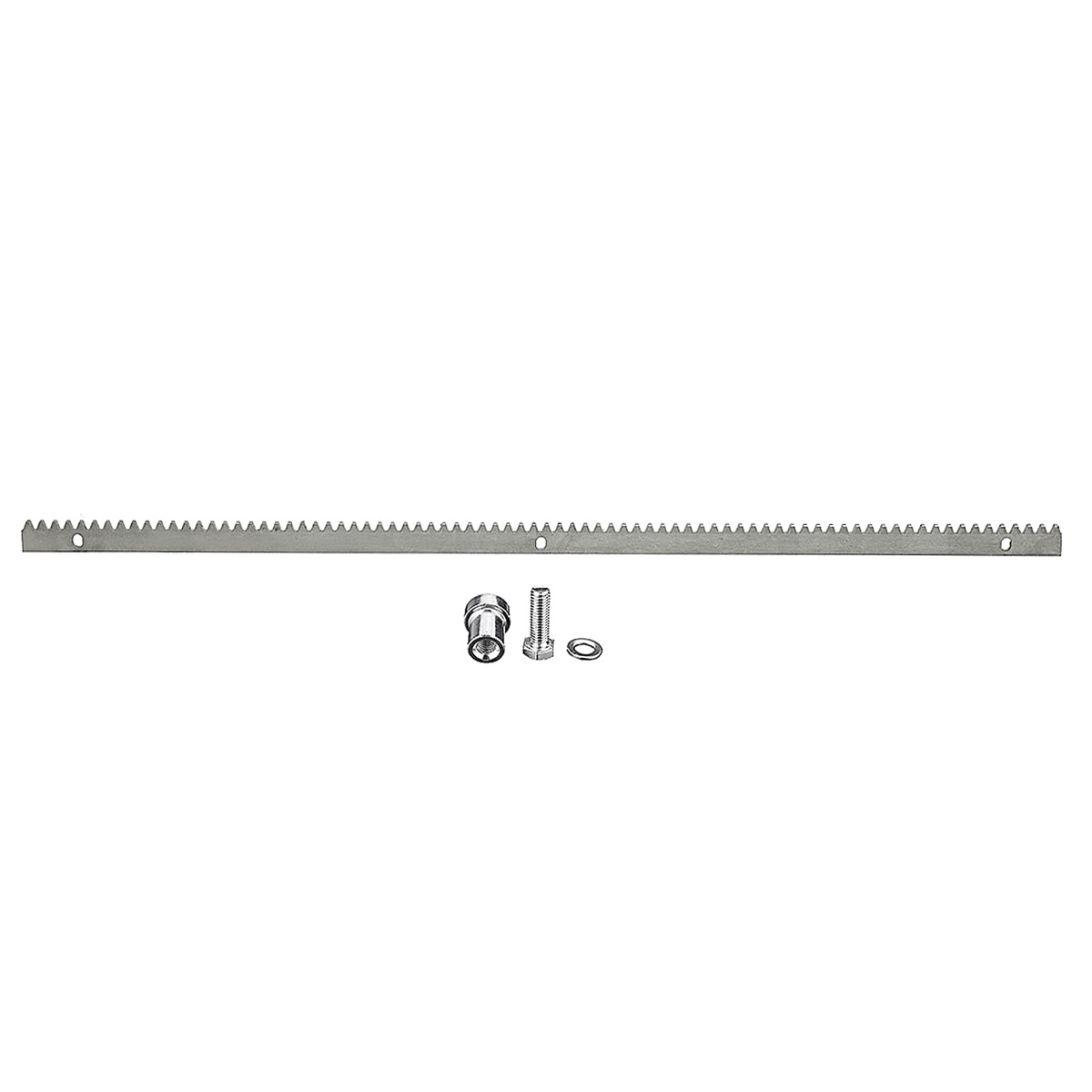 Puerta corredera de Motor, carril de engranaje de acero galvanizado, 1 metro, 8mm por pieza
