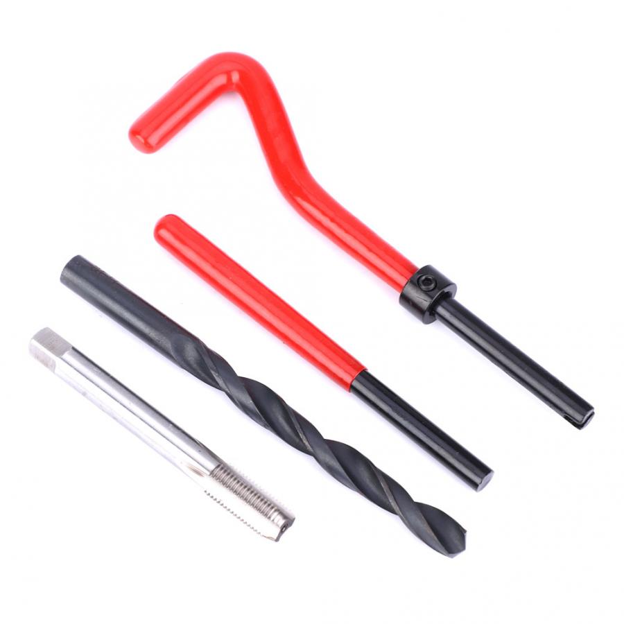Rvs 20 -delige draadreparatieset  m8 x 1 rvs-tapset voor het repareren van binnendraad en inzethuls