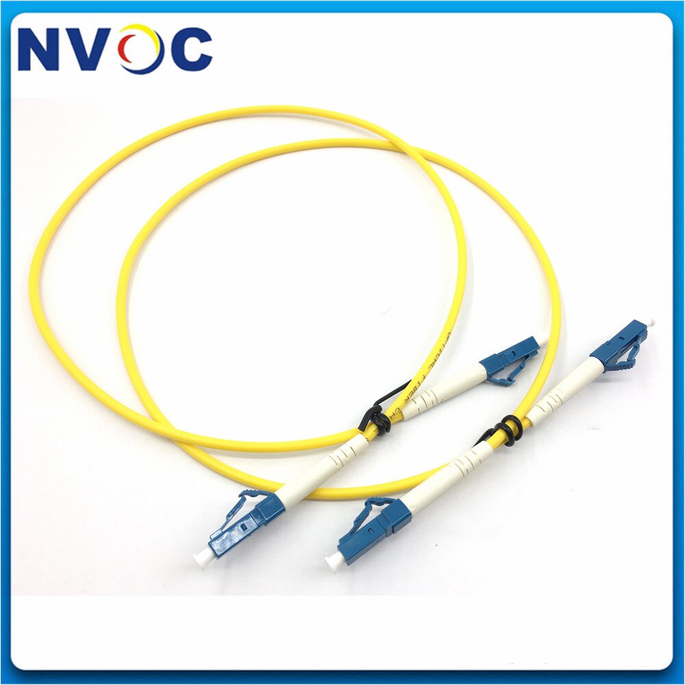 10Pcs/Lot,Single Mode,G652D,Simplex,0.5/1/1.5M,3.0mm,PVC,LC/UPC-LC/UPC Fiber Optic Patch Cord,SM SX LC UPC 0.5M Fiber Jumper