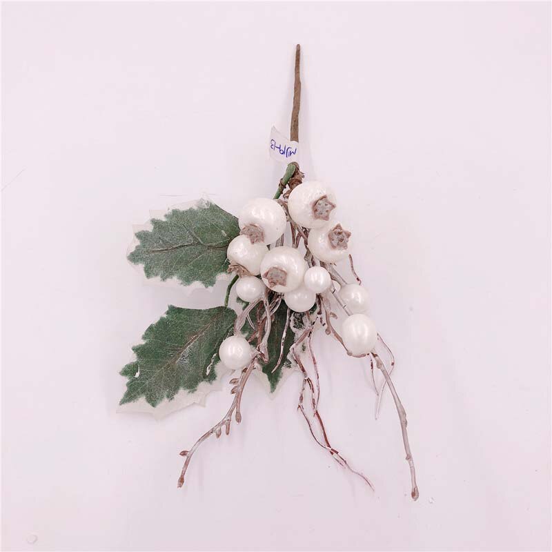 9 stijlen kunstbloem rode kerst bessen dennenappel takken kerstdecoratie voor thuis bloemendecoratie bloemenknutsels: A7