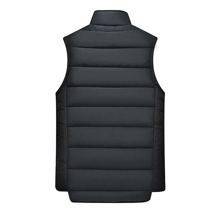 Hiver gilet bas vestes sans manches hommes gilet épaississement hauts survêtement pardessus grande taille M L XL XXL XXXL rouge jaune