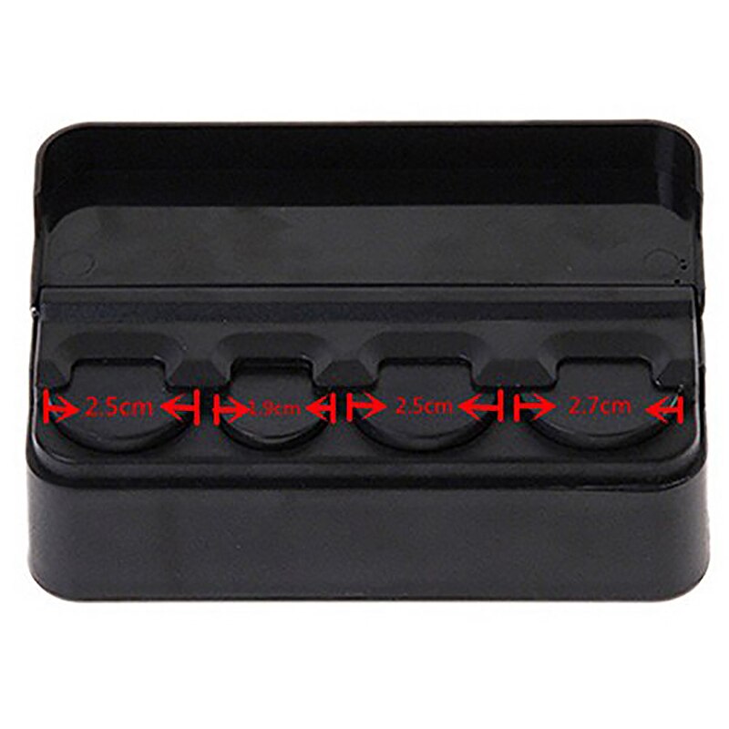Car Coin Box Car Decoration Coin Box 4 Compartments Coin Storage Box