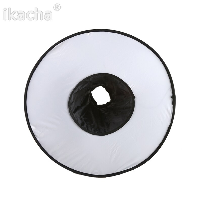 Universal 18 &quot;anular Flash difusor caja suave EZ-doble anillo Macro Reflector para Canon para Nikon Pentax para Olympus Cámara