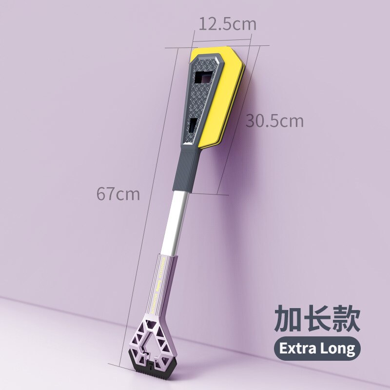 Car Snow Shovel 3in1 Ice Scraper Windshield Multifunctional Detachable Ice Breaker Winter Snow Brush Shovel Car Snow Remover: Extra Long Purple