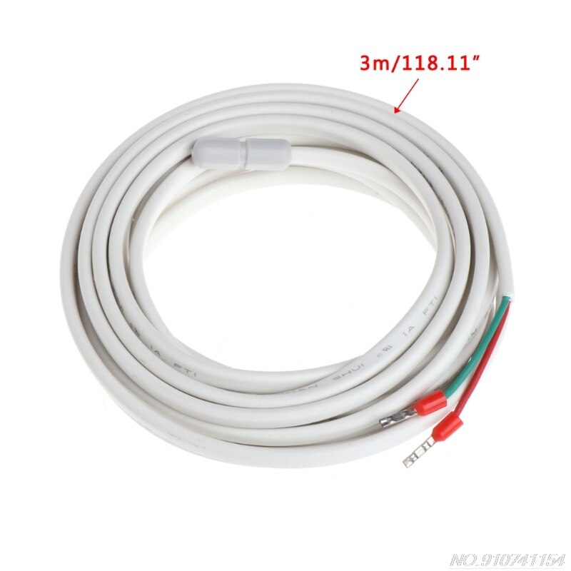 10K 16A Electric Temperature Sensor Probe For Floor Heating System Thermostat D04 20