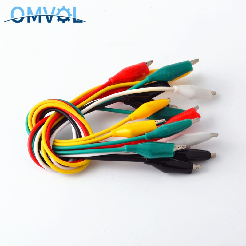 Pinzas tipo cocodrilo caimán de doble punta, cable... – Grandado