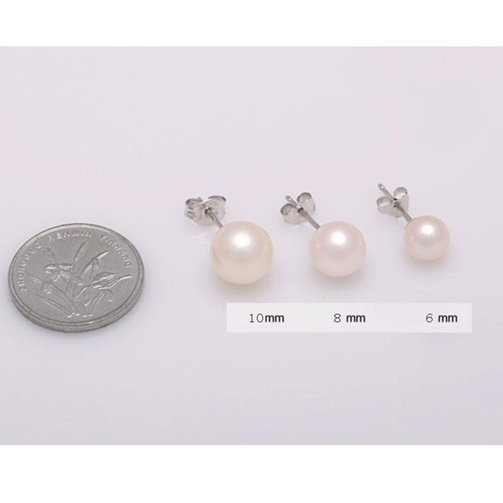 ANENJERY colore argento rame classico perla orecchini per le donne boucle d&#39;oreille femme oorbellen S-E39