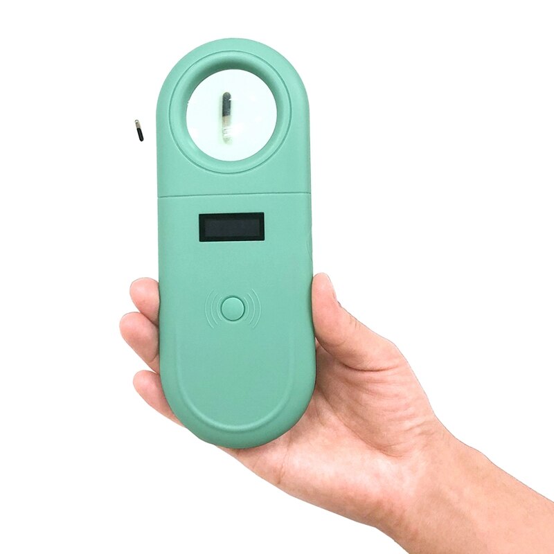 Pet Microchip Scanner Handheld Pet ID Reader Portable RFID Reader with LED and nifier Function for Dog Cat 134.2Khz