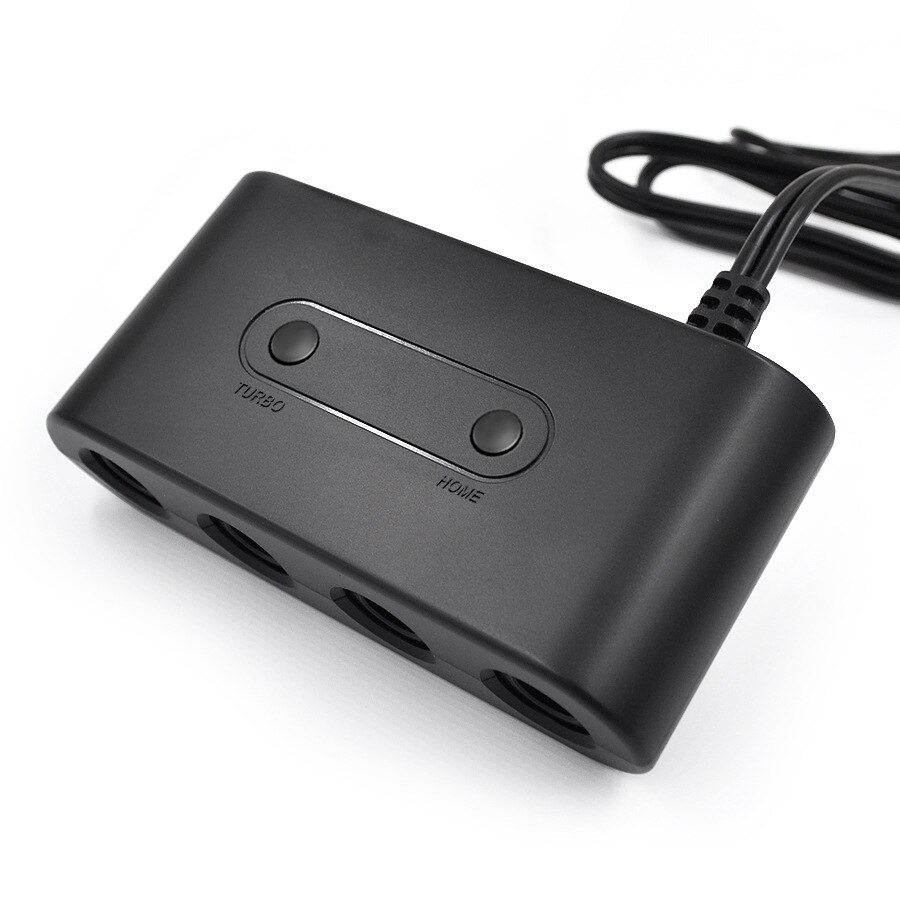 Convertisseur d'adaptateur USB pour Nintendo Wii U, 4 Ports pour contrôleurs GC pour accessoires de jeu PC
