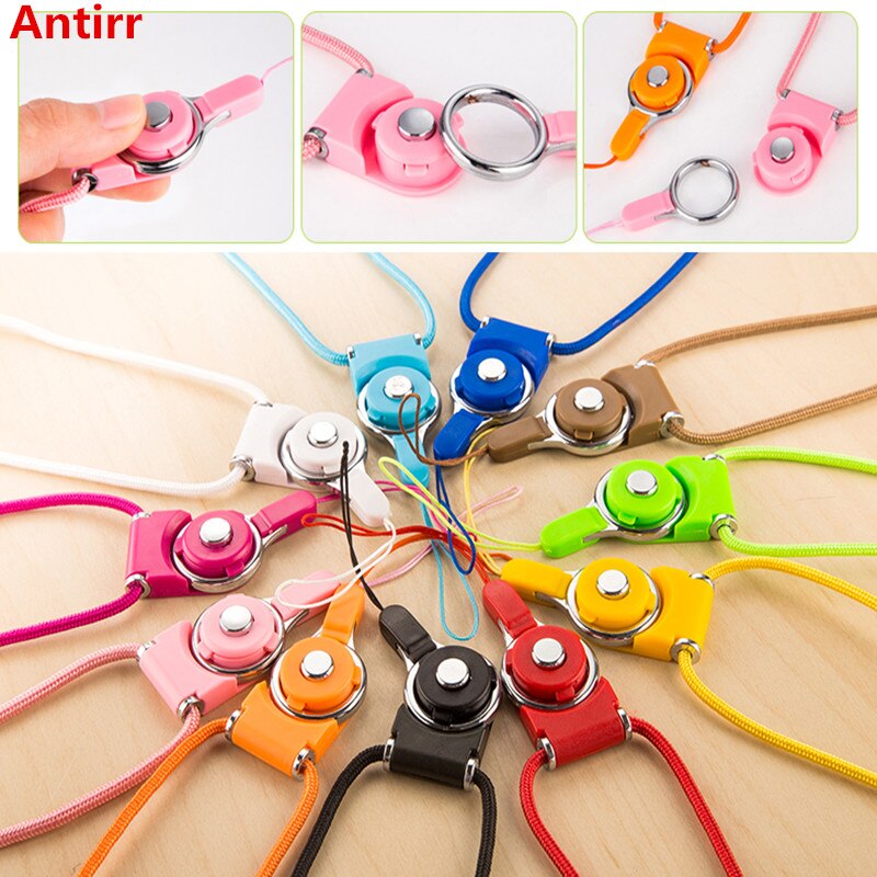 Antirr Cell Phone Mobile Neck Chain Straps Camera Straps Key Keychain Charm DIY Hang Rope Lariat Lanyard MP5 4 3 U flash disk#40