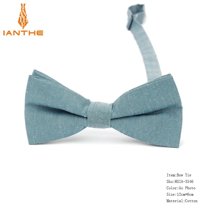 ¡Novedad! Pajarita a la para hombre, corbata de mariposa Lisa pura para hombre, pajarita de boda, lazos de esmoquin, accesorios para hombre,: IA3546