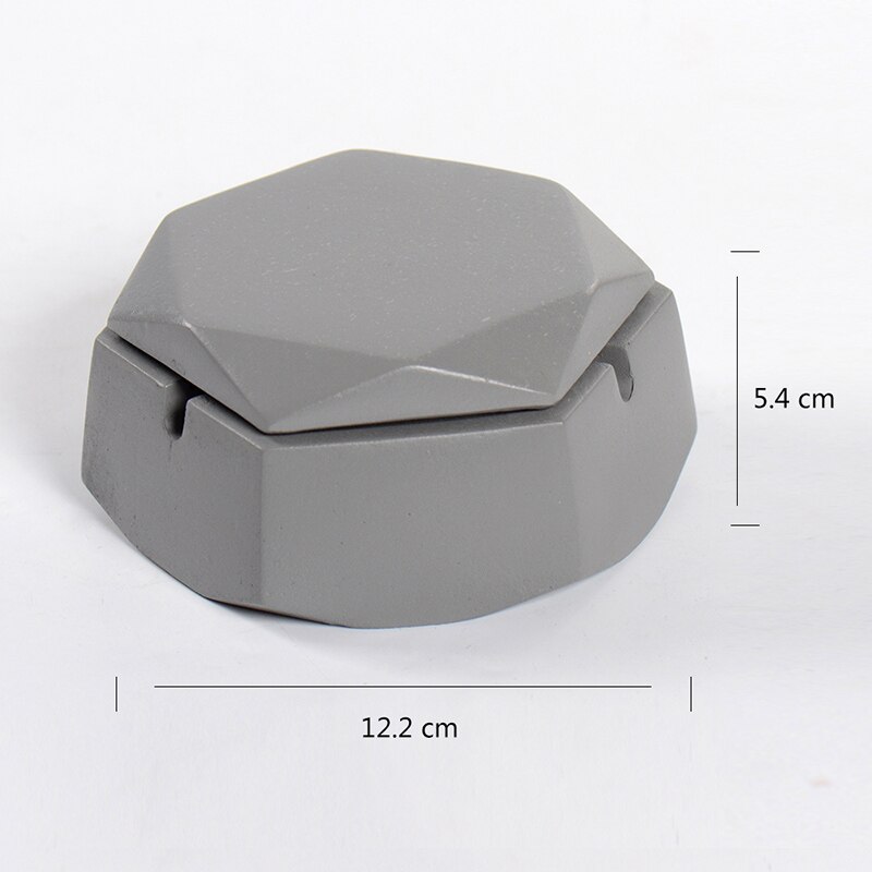 Nicole cementmal geometrische siliconen betonnen asbakmal organizer box gereedschap