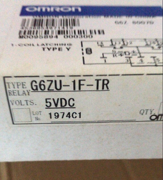 Relay G6ZU-1F G6ZU-1F-TR G6ZU-1F-TR-5VDC G6ZU-1F-5VDC