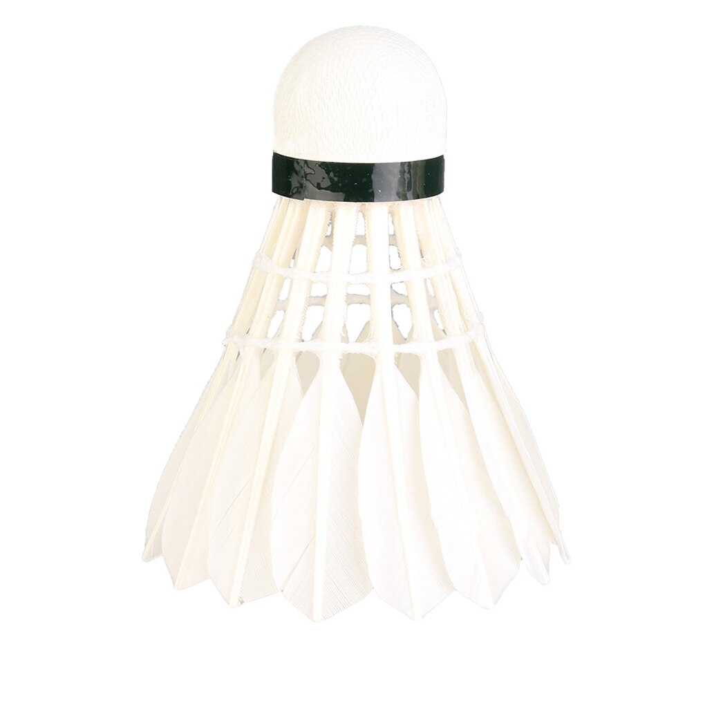 12pcs Training Feather Shuttlecocks Badminton Ball Sports Match Outdoor Sport Practise White Badminton Ball