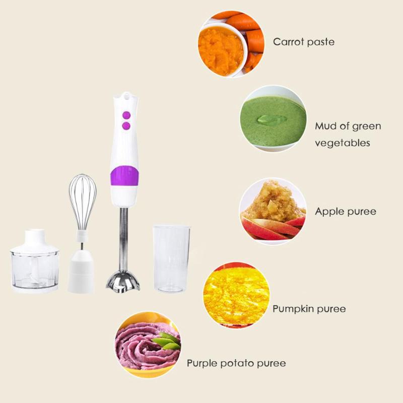 Multi-Function Drain Kitchen Tool Kitchen AccessoriesHand Blender 4 in 1 Portable Household Kitchen Tool Food Processor Chopper