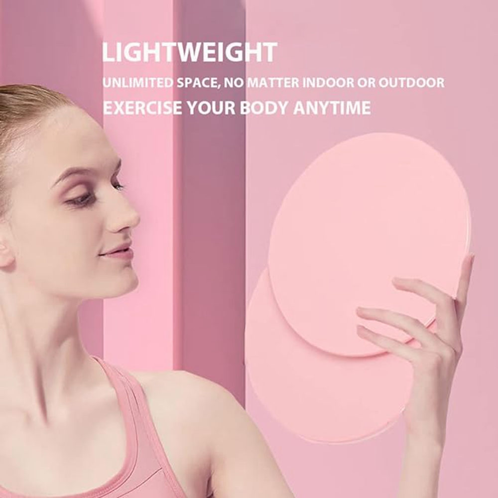 Par de deslizadores de núcleo para Fitness, placa deslizante para ejercicio Abdominal, Pilates, Yoga, gimnasio, discos deslizantes, equipo de entrenamiento muscular corporal