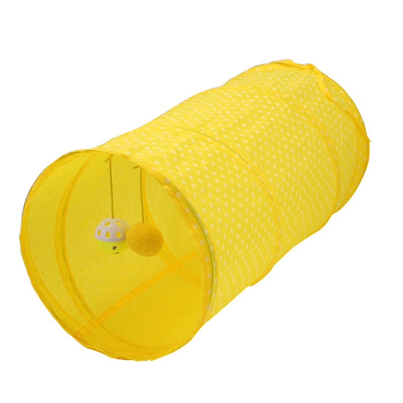 Collapsible Polyester Cats Tunnel Play Toy for Hiding Resting Confidence Booster Health Enhancer SAL99