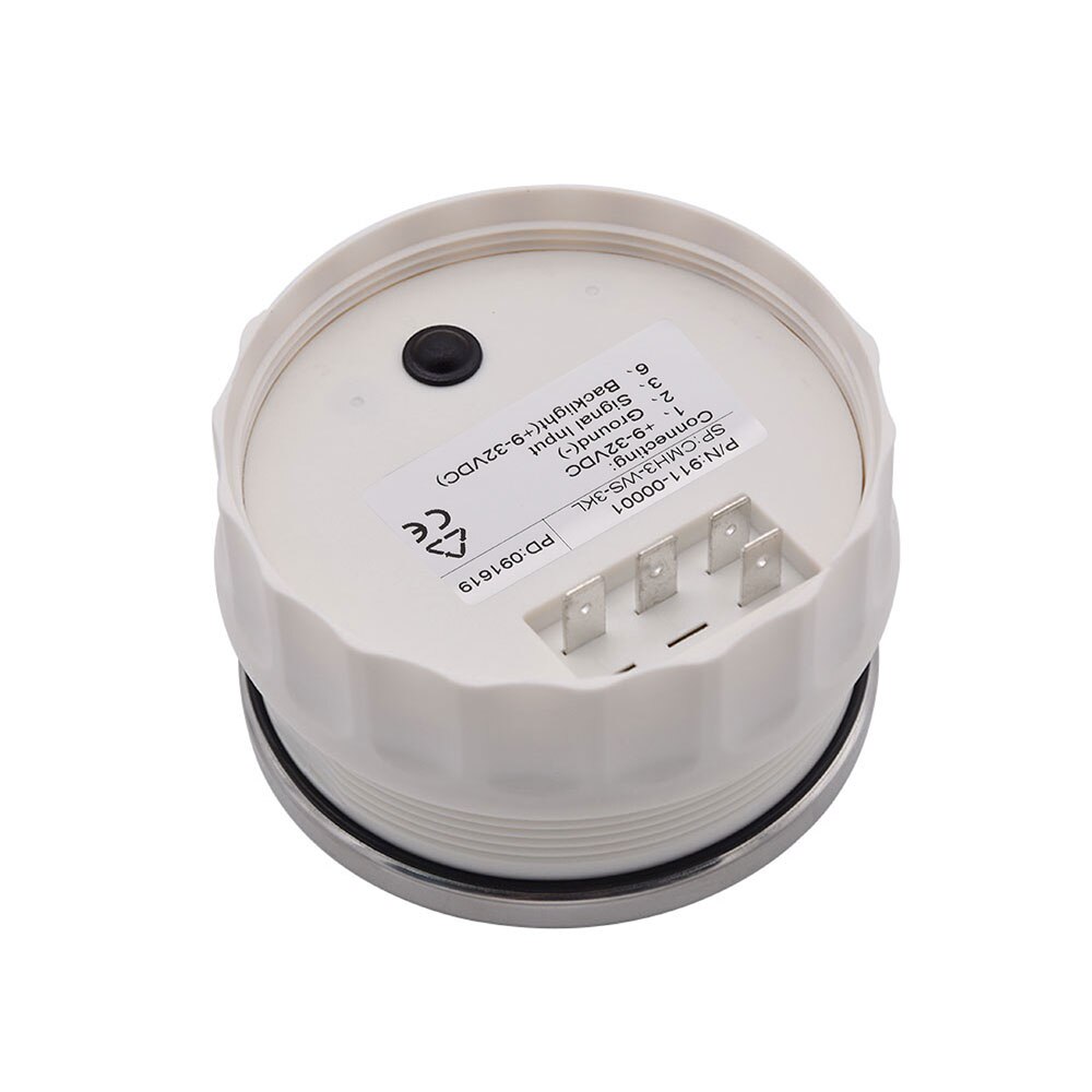 85mm Tachometer 3000RPM With Hourmeter Truck Car Boat Diesel Engine Tacho Meter RPM Gauge REV Counter With Backlight Tacho Meter