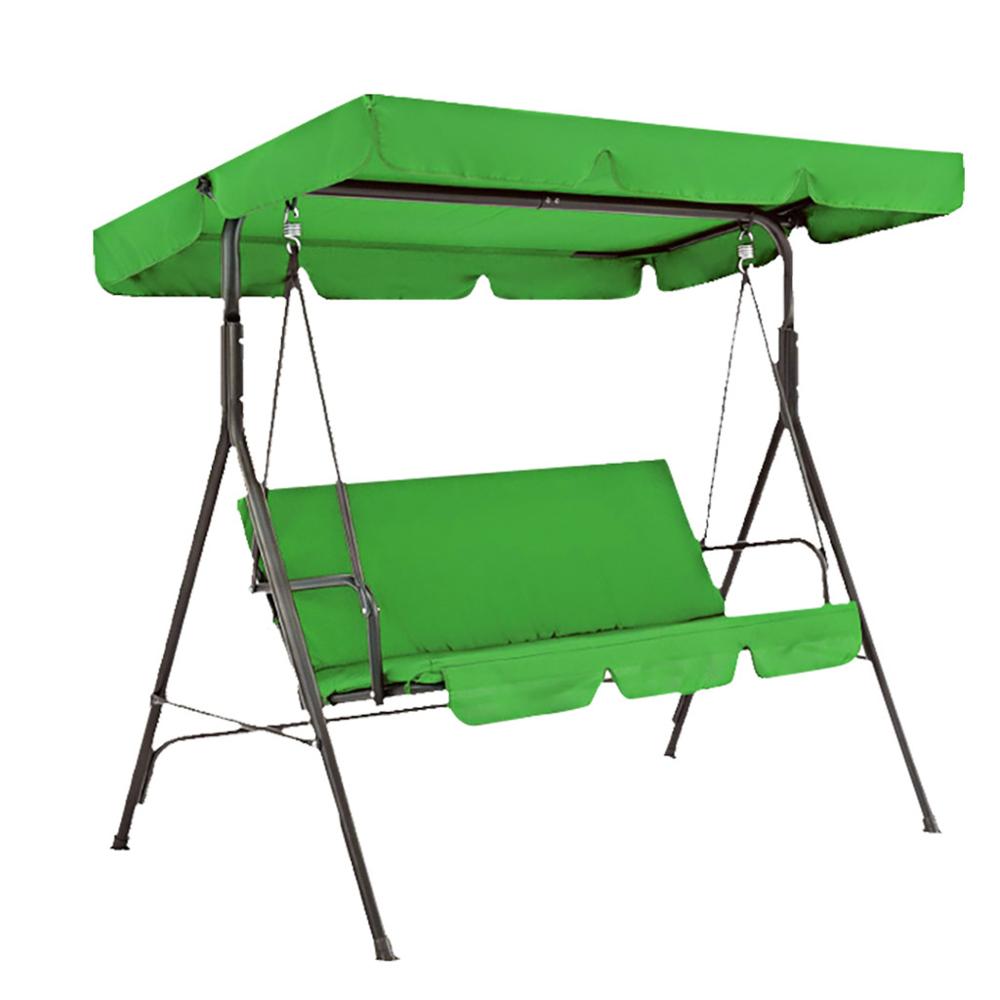 2 stuks/set stevige tuinstoelen patio schommel stoelhoes universele luifelbeschermer waterdicht zonwerend voor 3- zits zonnescherm