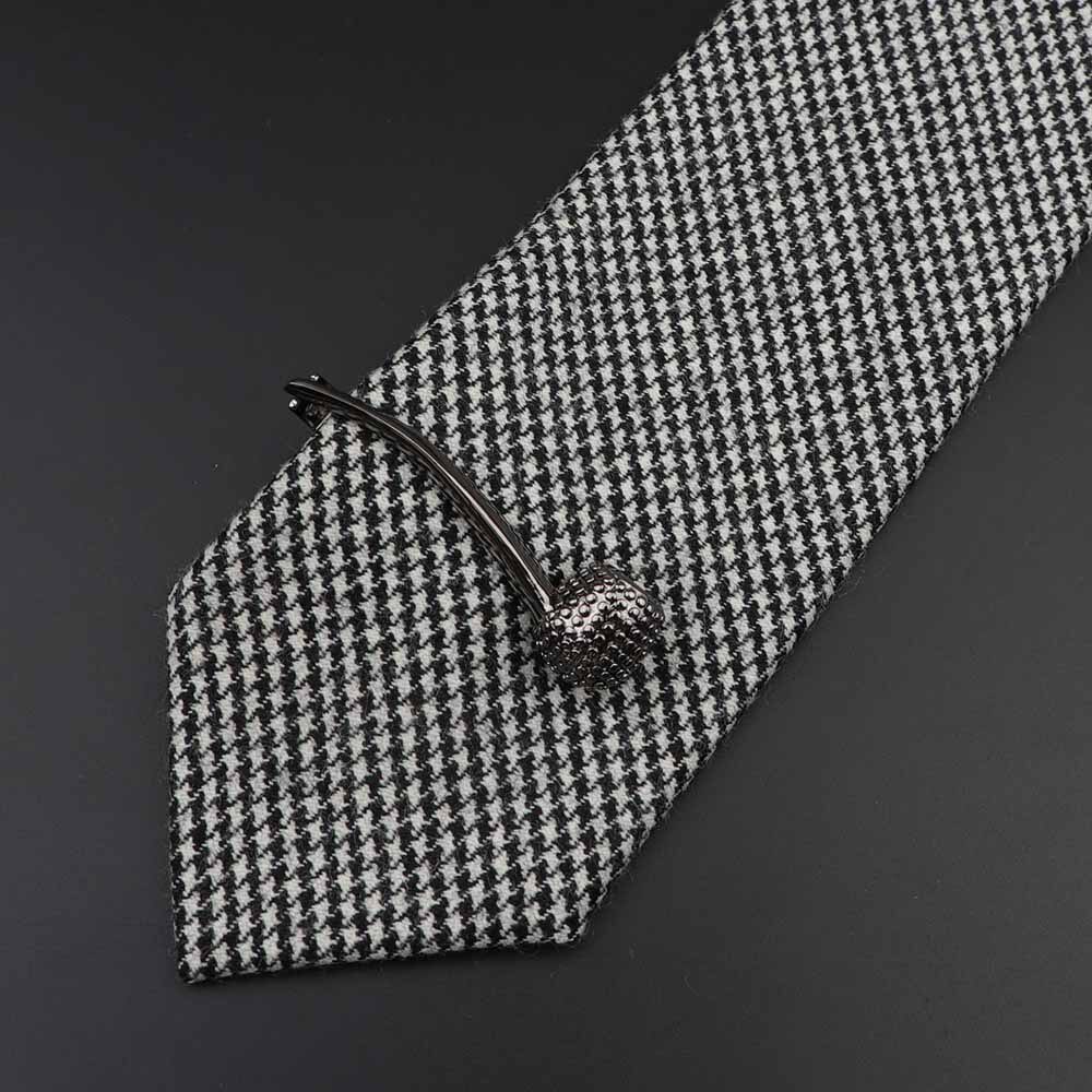 Tesoura cromada de golfinho e barba, 1 peça, metal preto, gravata, clipe para homens, gravata de pescoço, presentes para homens: 41